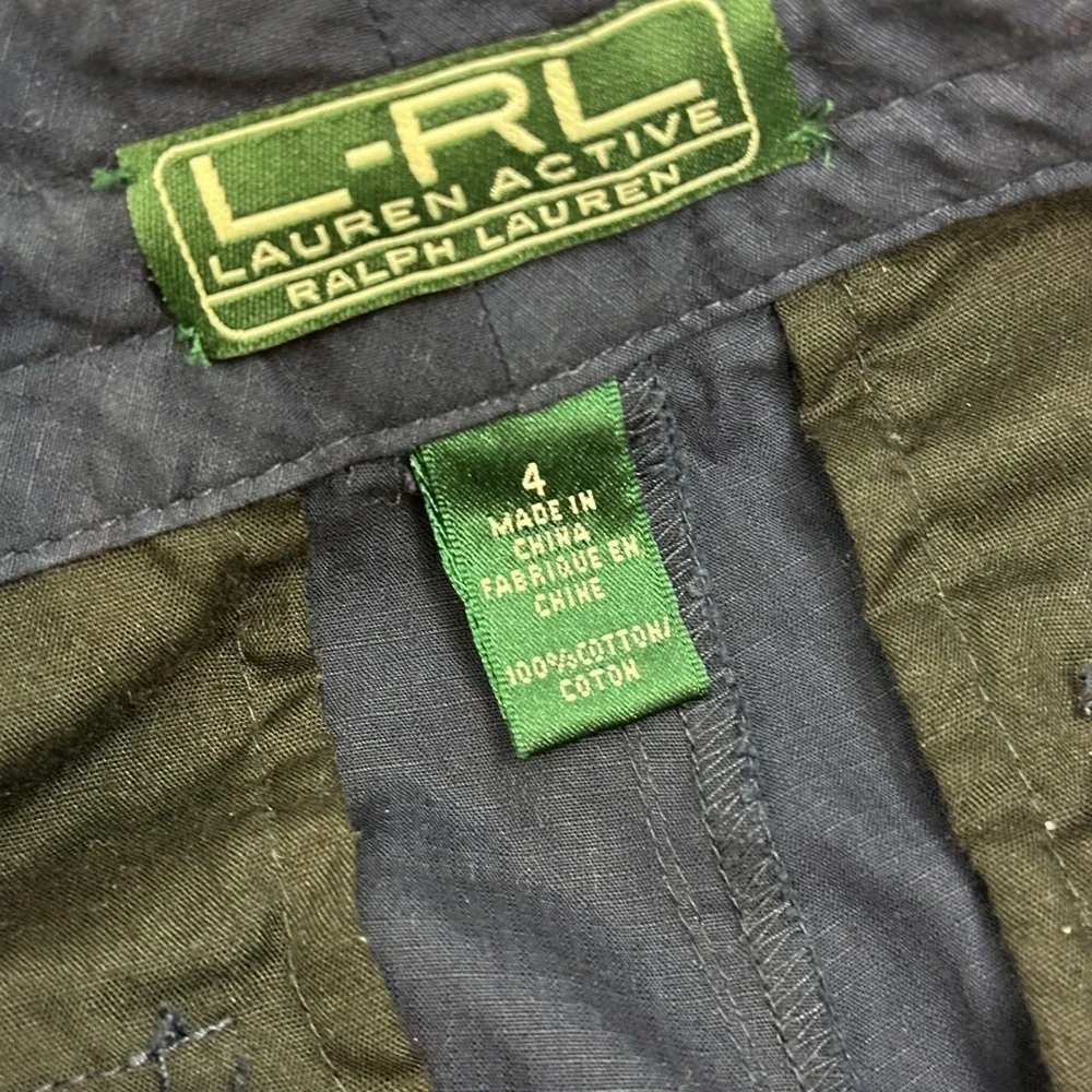 Lauren Ralph Lauren Active Blue Ankle Length Casual Navy Blue Pants Size 4 - Picture 8 of 10